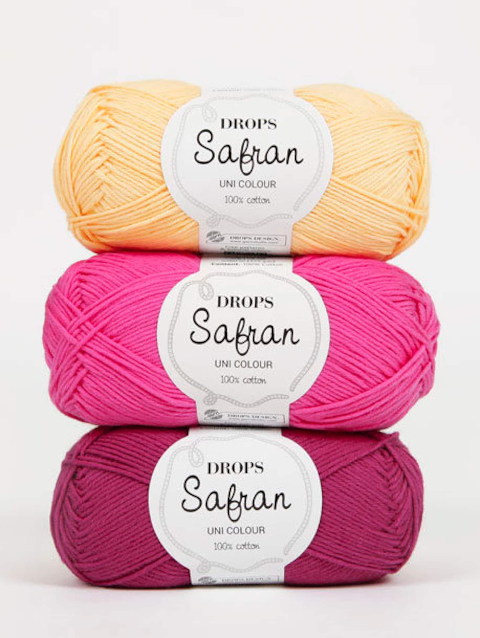 DROPS Safran Crochet Cotton Yarn Amigurumi Yarn 50g Crochet Etsy Canada