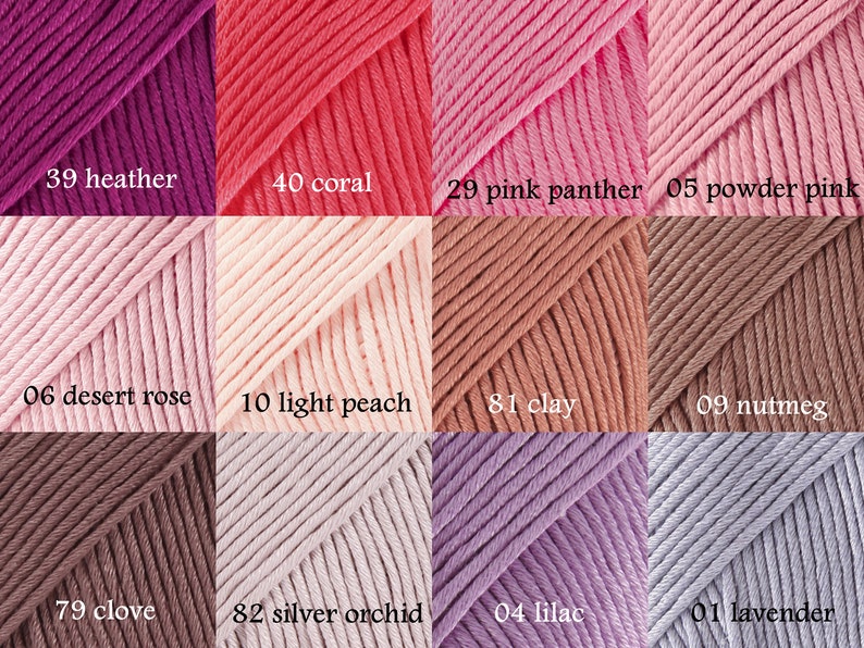 DROPS Muskat Mercerized Cotton Yarn Amigurumi Yarn Summer Yarn Etsy