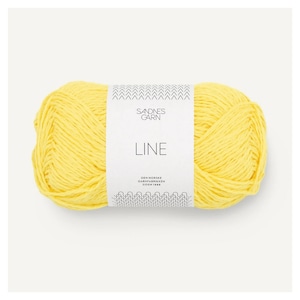 Filato per maglieria SANDES GARN Line Bellissimo filato norvegese primaverile/estivo Filato di cotone e lino Line 50 grammi