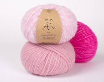 DROPS Air Yarn, Chunky Baby Alpaca Merino Wool Blend