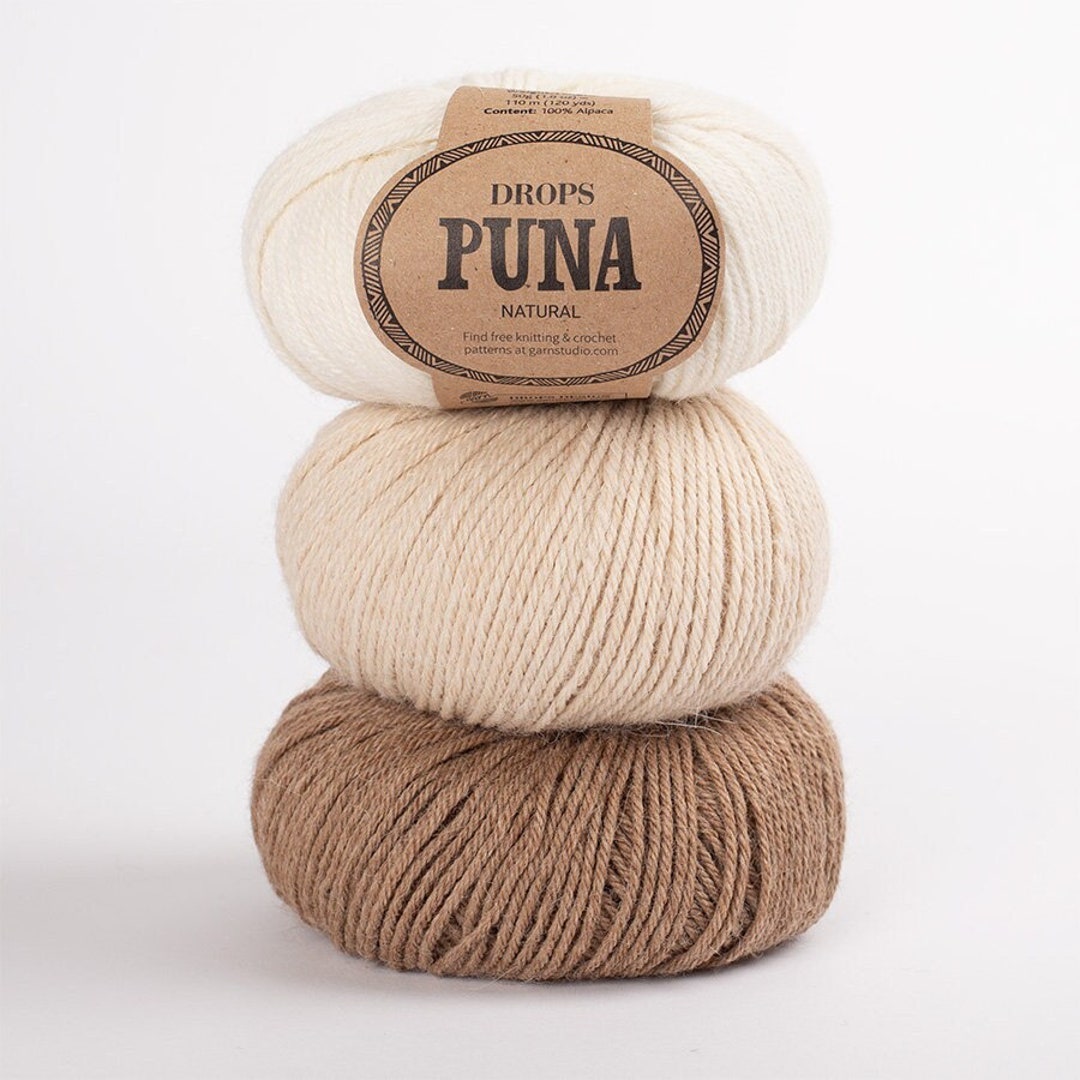 DROPS Puna Soft Alpaca wool yarn Knitting yarn Garnstudio Etsy 日本