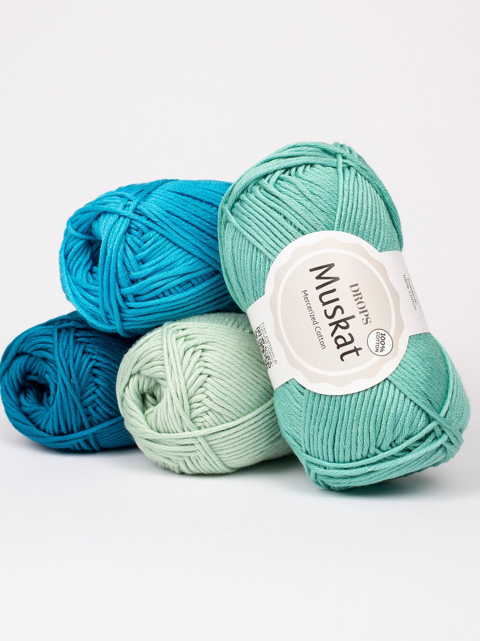 DROPS Muskat Mercerized cotton yarn Amigurumi yarn Summer yarn Etsy
