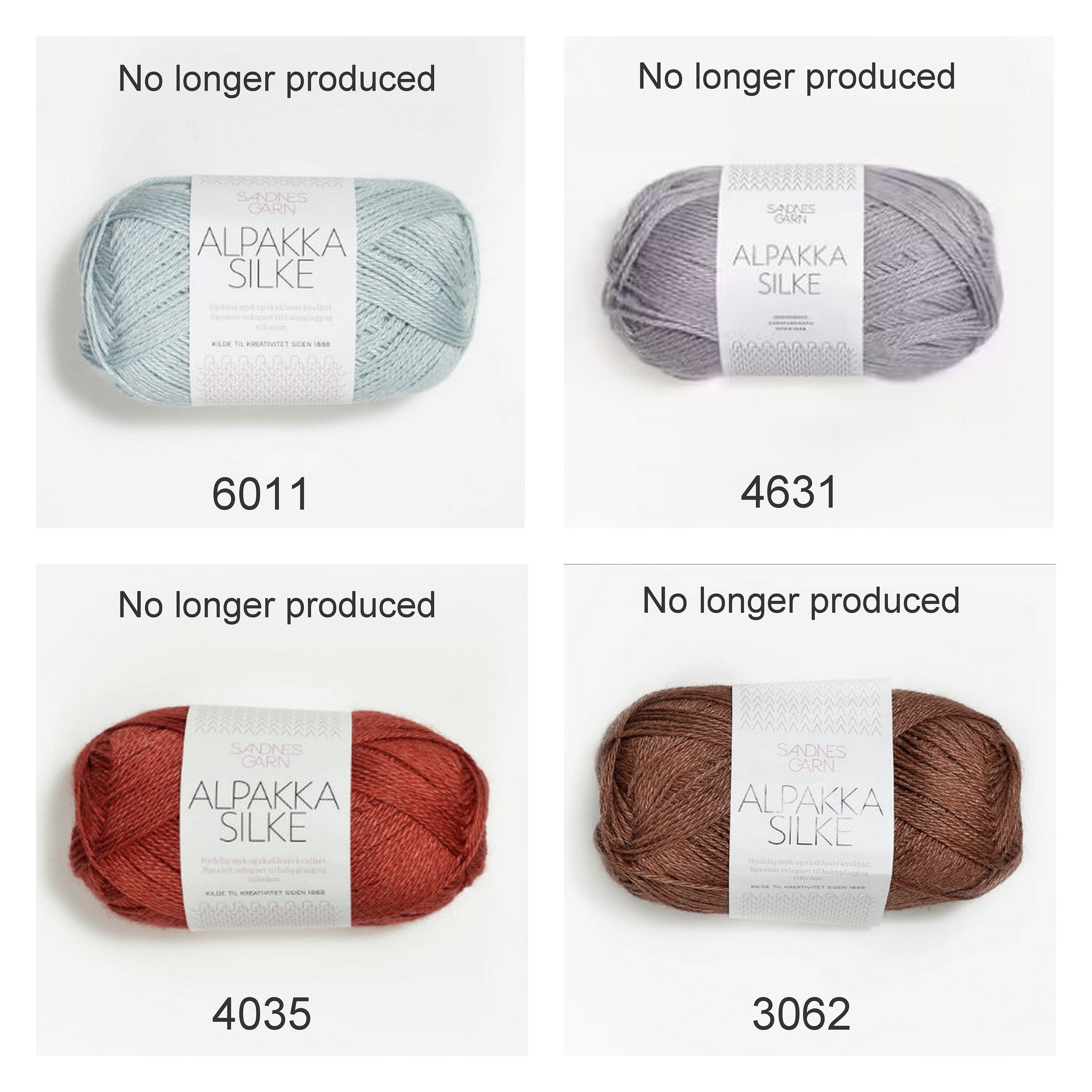 forudsigelse Berri fordomme SANDNES GARN Alpakka Silke Knitting Yarn Beautiful Norwegian - Etsy
