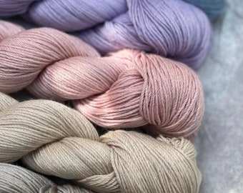 Ökologische zertifiziert Pascuali PINTA Merino, Seide, Ramie Naturstrickgarn 50g 232 Meter