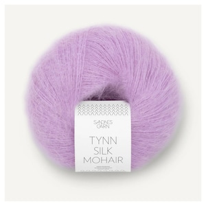 SANDNES GARN Tynn Silk Mohair Knitting Yarn Beautiful Norwegian luxurious yarn Kid mohair wool silk yarn summer/spring 25g