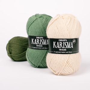 DROPS Karisma Superwash Strickgarn, klassisches Schurwollegarn, DK gestrickt 50g