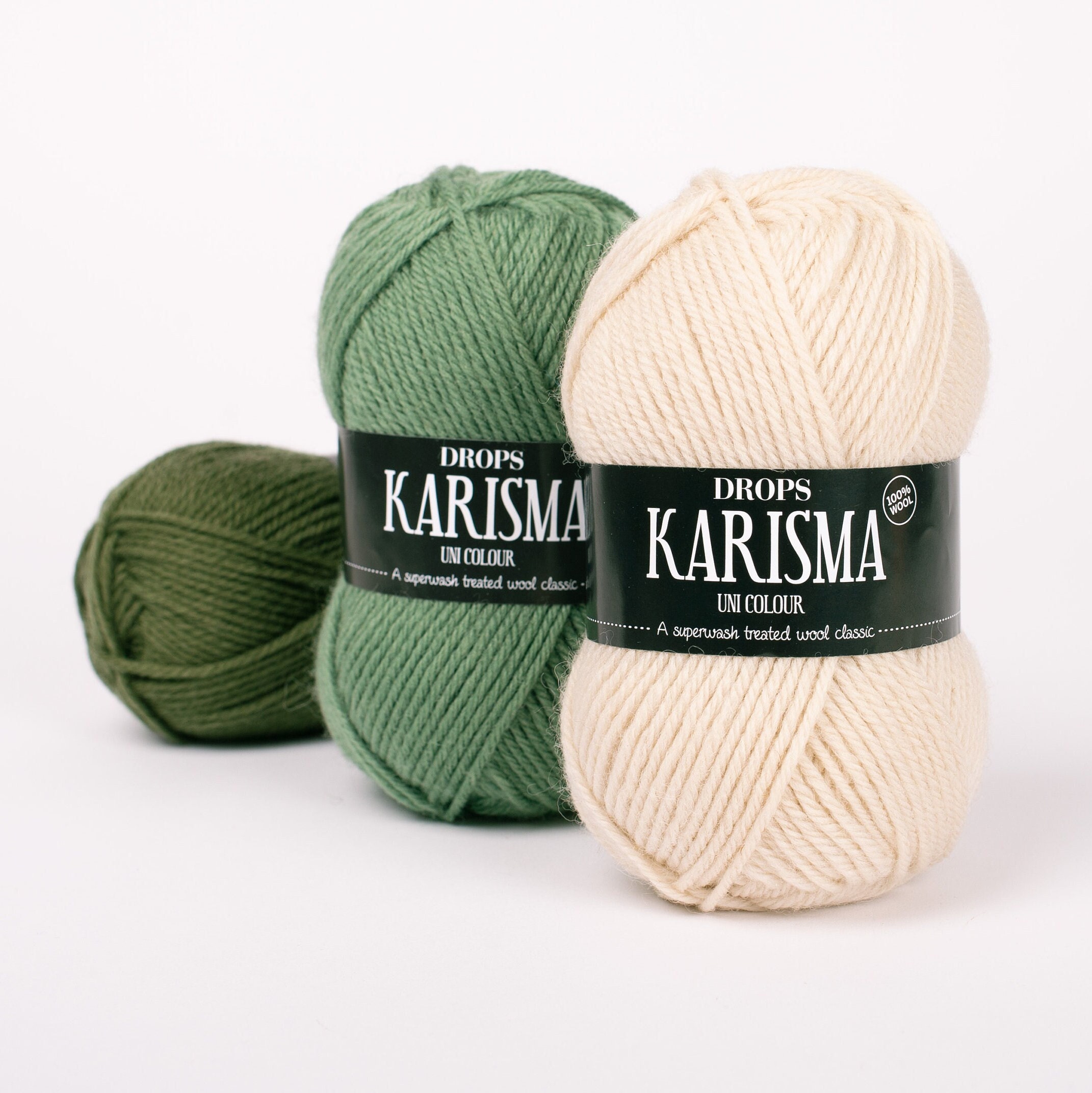 Blackish Green Knitting Cotton Yarn  8-ply Light Worsted Double Knitt —  Click and Craft