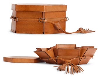 Project bag Muud EVITA, Premium handcrafted storage box with lid