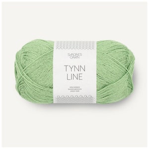 SANDNES GARN Tynn Line Knitting Yarn Beautiful Norwegian yarn Thin line Cotton linen yarn