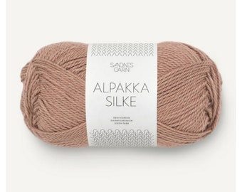 SANDNES GARN Alpakka Silke Fil à tricoter Beau fil norvégien Baby Alpaga Fils de soie été/printemps 50 g