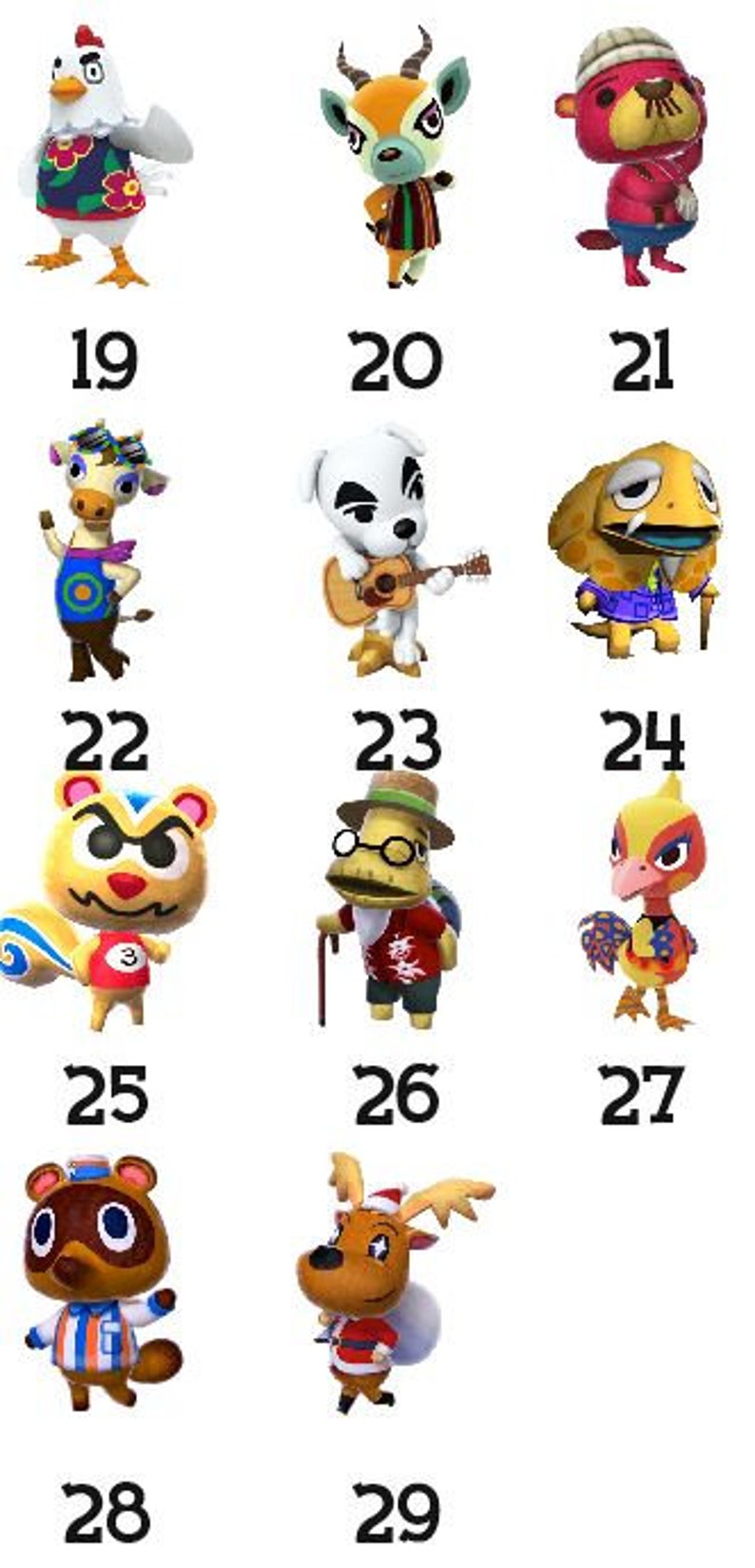 Cut-outs kids characters Party Prop animal crossing props standee Animal  Crossing centerpiece Backdrops & Props Party Décor lifepharmafze.com
