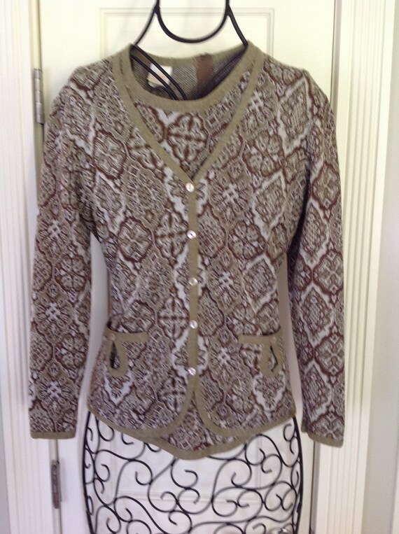Vintage sweater set 2 piece Catalina