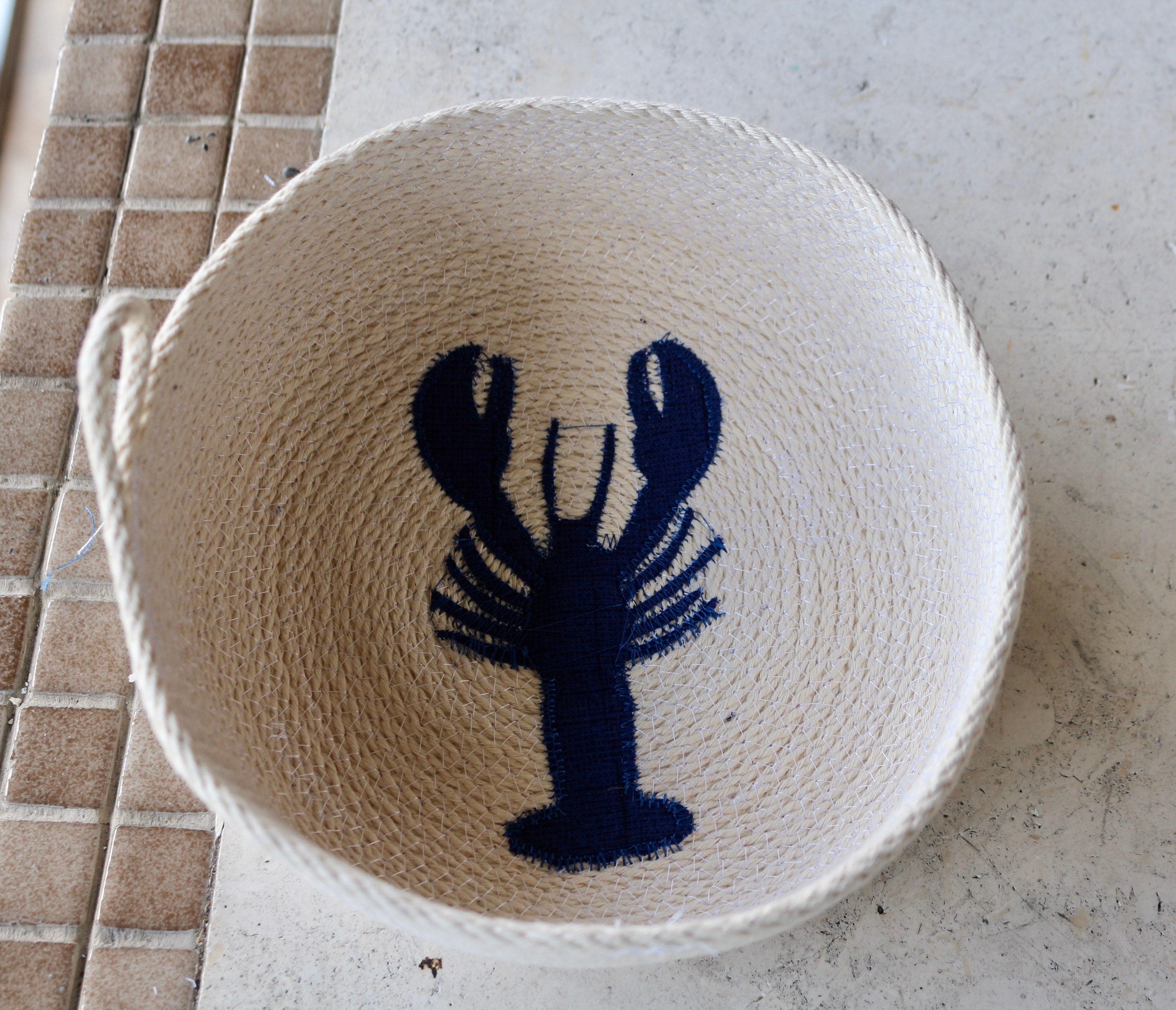 Handmade Rope Basket Lobster Basket Small Home Décor Rope Etsy