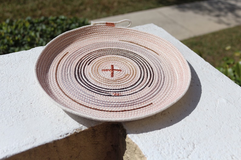 Wall Basket Wall Art Rope Basket Wall Hanging Home D\u00e9cor Basket Gift ideas Handmade Rope Wall Basket Rope Basket Wall D\u00e9cor Basket,