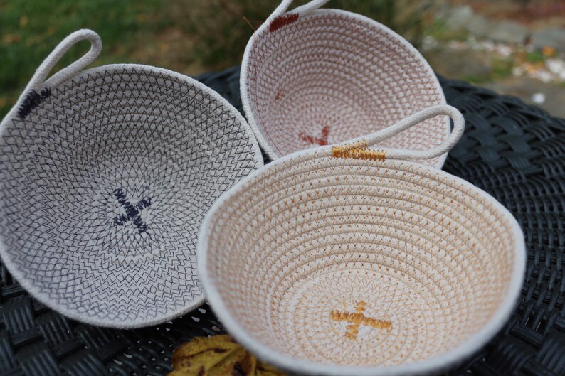 Handmade Rope Basket Home Decor Christmas D\u00e9cor Storage Holiday D\u00e9cor Natural /& Gold Made in USA Entertain