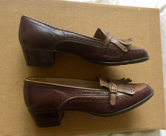 Vintage BALLY leather shoes for women 