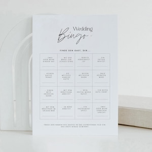 Ausfüllkarten | Bingo, Hochzeit