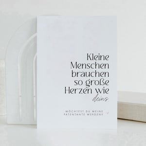 Postkarte | Patentante // Patenonkel