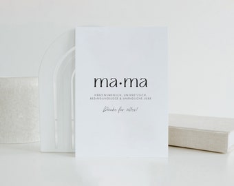 Postkarte | Mama