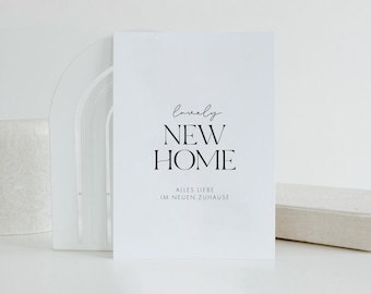 Postkarte | lovely new home