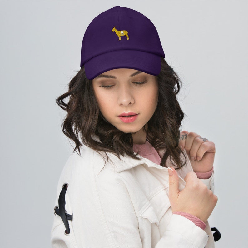 LSU inspired Louisiana legend #9 Goat football New Orleans Saints inspired Cotton Cap