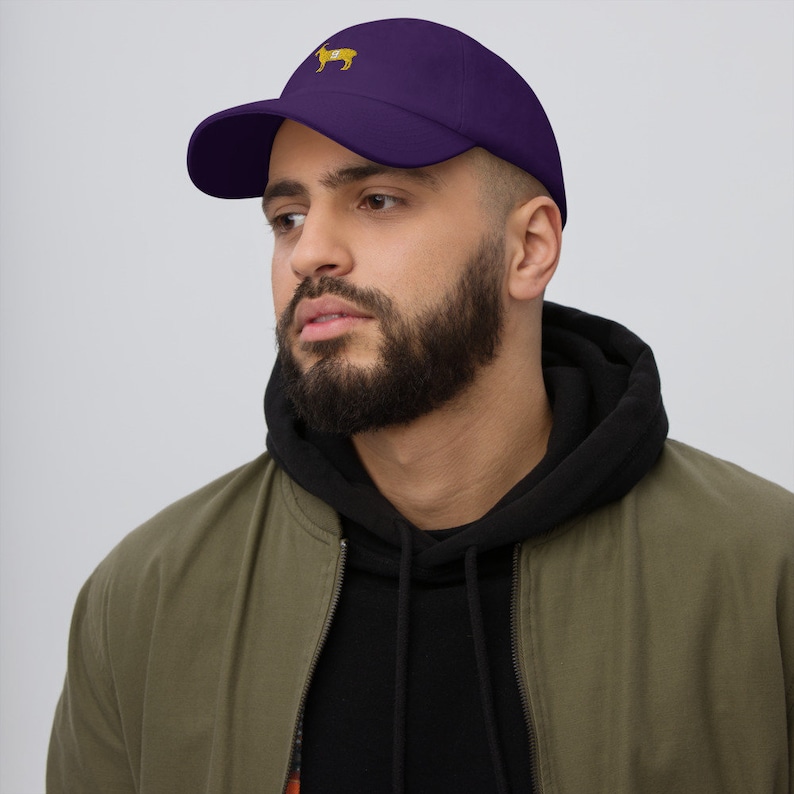 LSU inspired Louisiana legend #9 Goat football New Orleans Saints inspired Cotton Cap