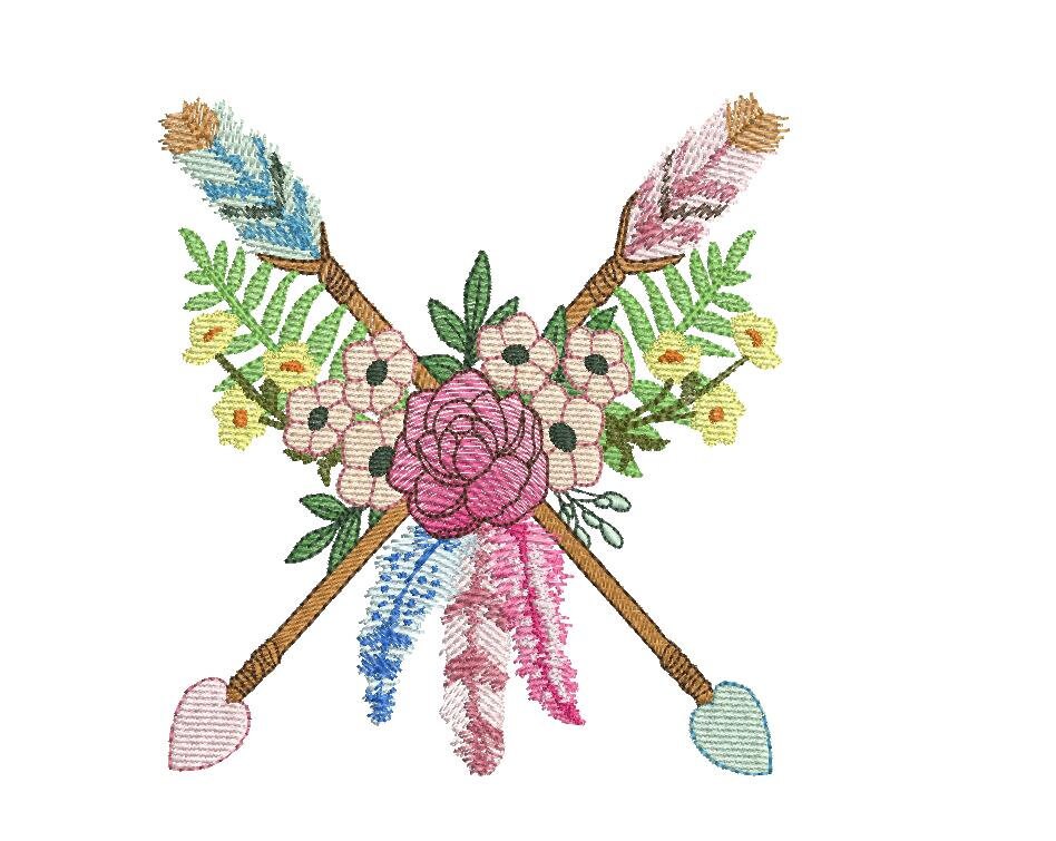 Boho  embroidery file for machine embroidery Boho  embroidery file for machine embroidery