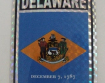 Dewey Beach Deleware Oval Vinyl Sticker Decal 5x3