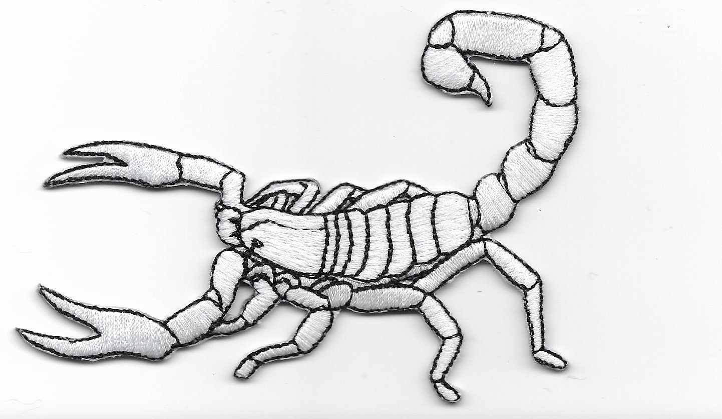 Escorpion Parche Hierro En O Coser En Alacran Durango Mexico Etsy