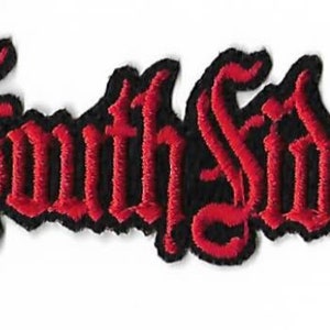 South Side SouthSide Old English Letters Small Patch Size | Etsy