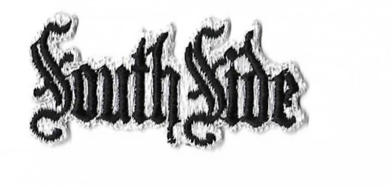 South Side SouthSide Old English Letters Small Patch Size - Etsy España