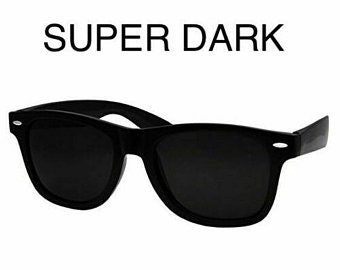 dark black sunglasses
