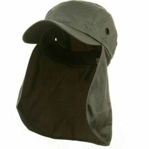 Foreign Legion Flap Cap Hat Green Sun 