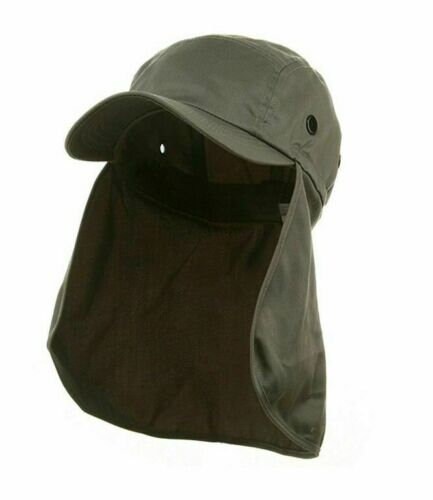 Foreign Legion Flap Cap Hat Green Sun 