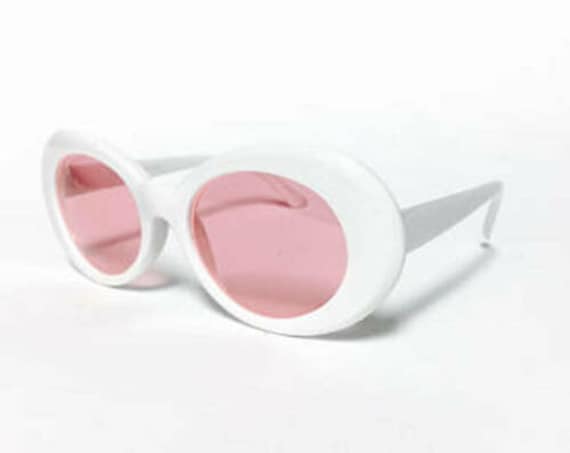 Black Clout Sunglasses with Pink Lens