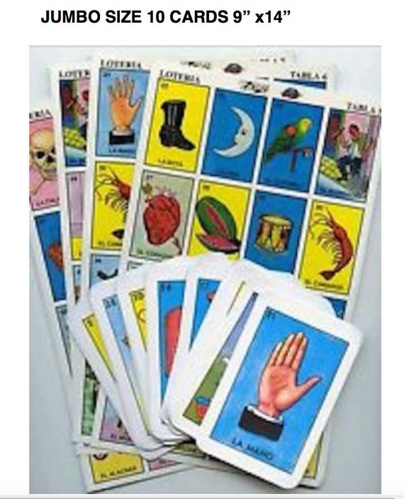 Extra Large Mexican Loteria with 5 Boards and 43 Deck of cards Giant New Sealed 