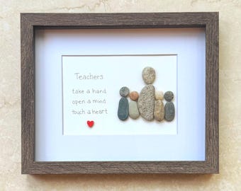 Teacher Gift with pebbles