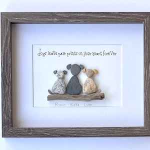 Pebble pet art