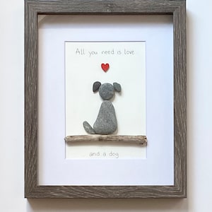 Dog Pebble Art