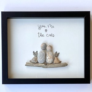 Pebble Cat Family