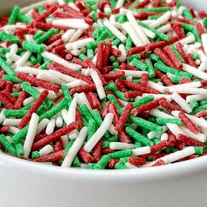Keto Vegan Sugar Free Holly Jolly Holiday Sprinkles - Whimsical & Delicious