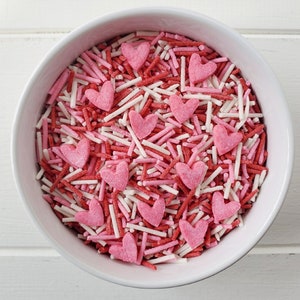 Keto Vegan Sugar Free Sweetheart Sprinkles - Absolutely Delicious image 2