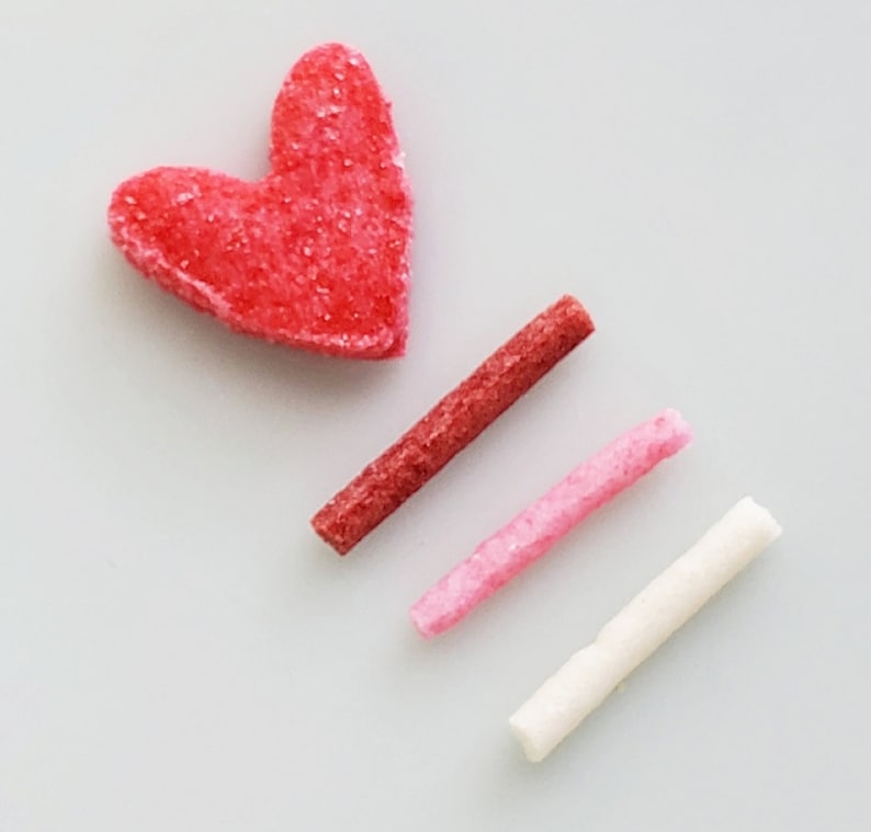 Keto Vegan Sugar Free Sweetheart Sprinkles - Absolutely Delicious image 3