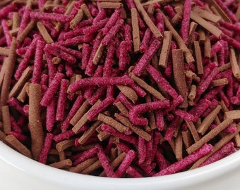 Sprinkles de chocolate y cereza veganos sin azúcar, aptos para dieta cetogénica: ¡Decadentes y deliciosos!