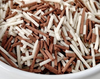 Sprinkles de chocolate con menta, veganos y sin azúcar, aptos para la dieta cetogénica: ¡decadentes y deliciosos!
