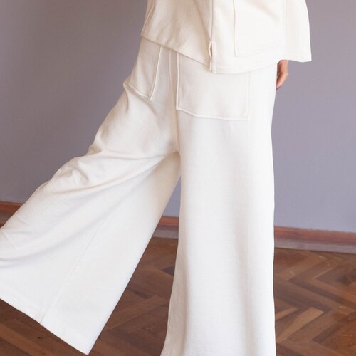 BAMBU Pants, organic cotton bamboo, undyed, shops sustainable clothing, comfy pants