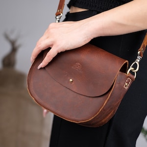 Personalized Leather Bag, Engraved Genuine Leather Custom Bags, Bag for Women, Travel bag, Crossbody bag, Christmas Gifts, Gift for her
