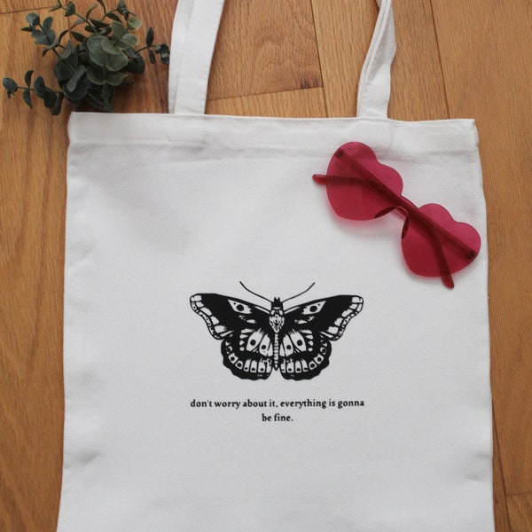 Harry Styles Butterfly Tote Bag