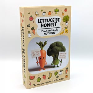 Lettuce be Honest - Decorative Book Box - Trinket Box