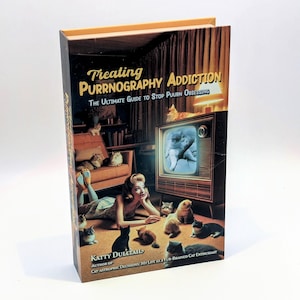 Treating Purrnography Addiction | Fun Hollow Book Box